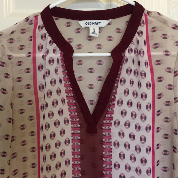 Old Navy Maroon Top - Picture 2 of 3